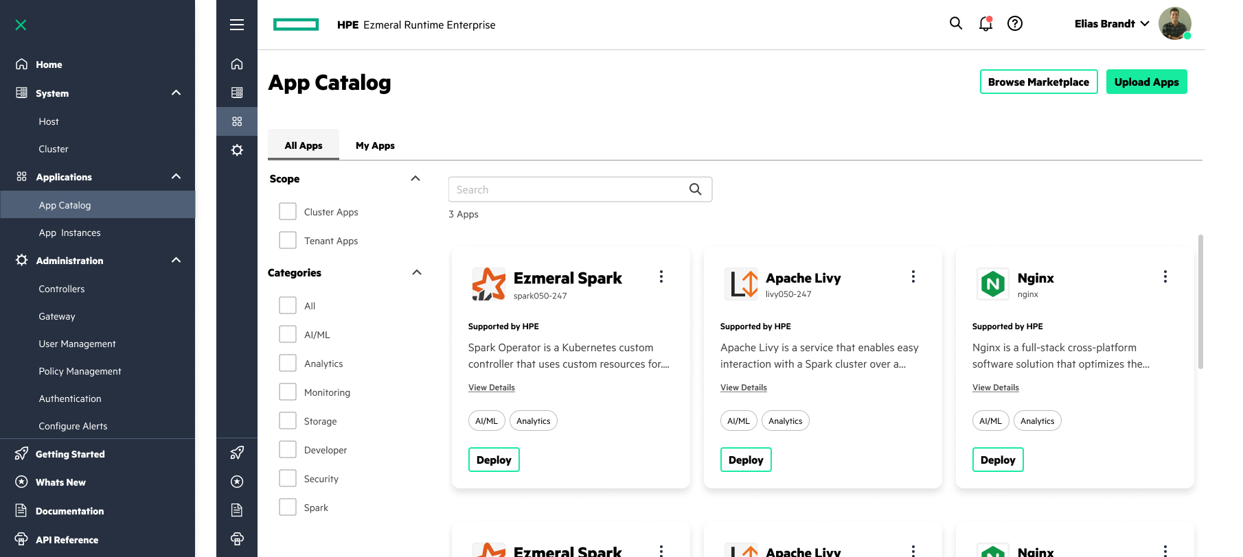 App Catalog With Nav