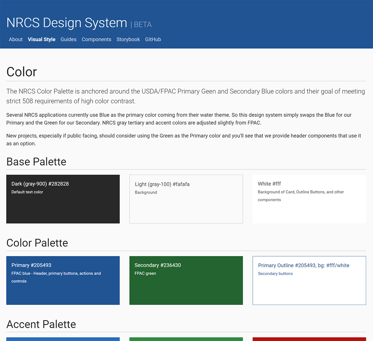 Color Palette Overview