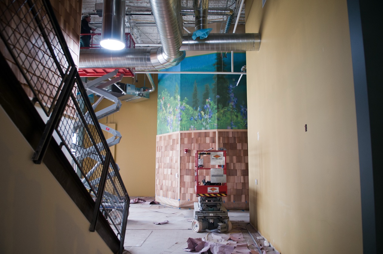 Google B Hallway Unfinished