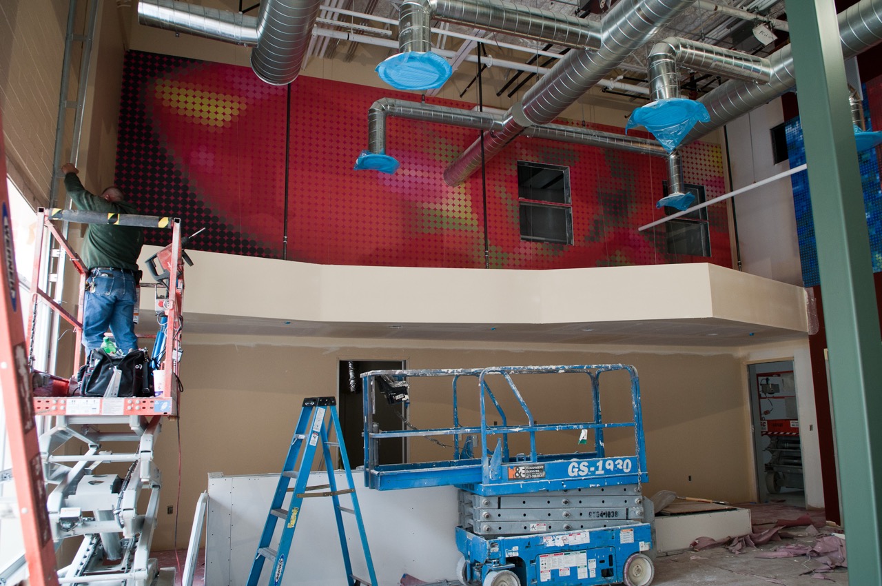 Google B Red Wall Unfinished